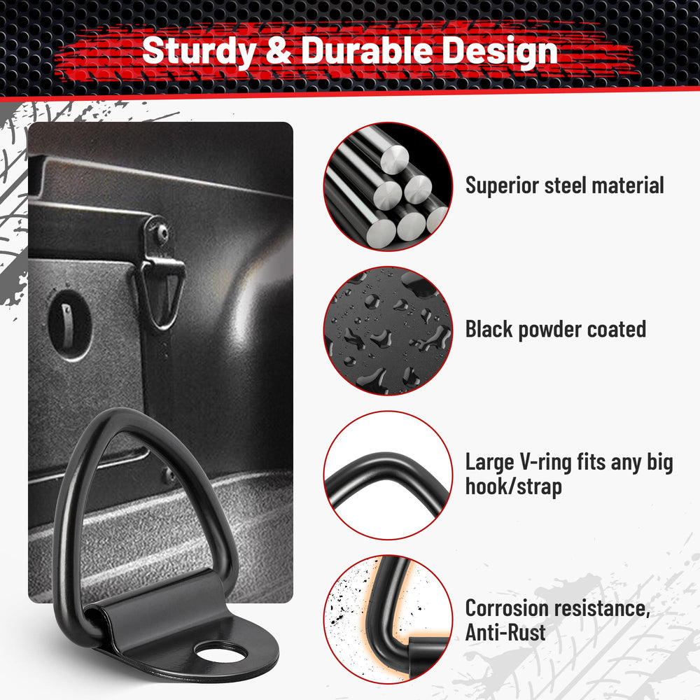RED WOLF 1-inch button head screws for durable mounting