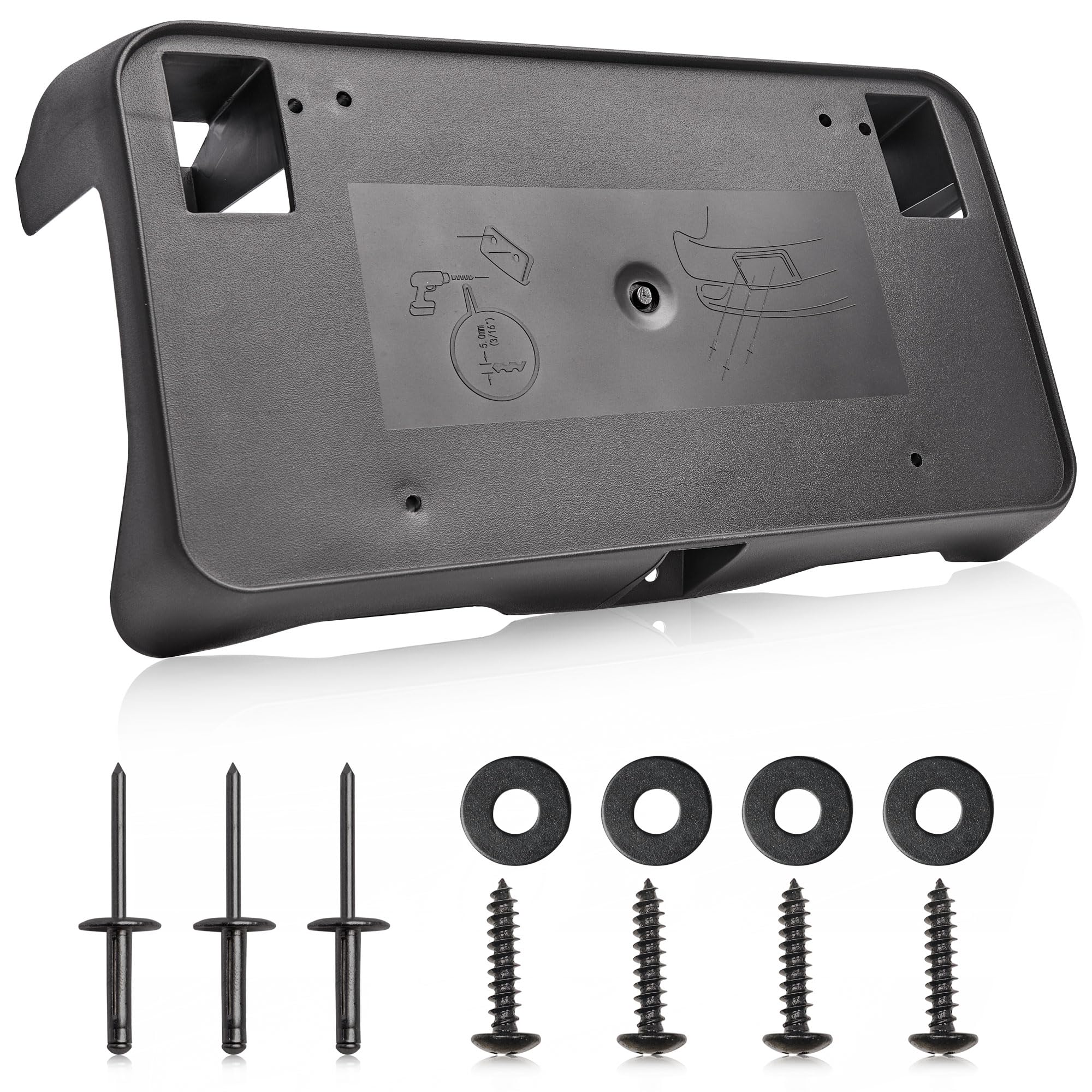 RED WOLF front license plate bracket for Chevy Silverado 2016-2018 secures your plate