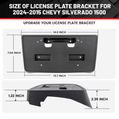 Red Wolf installation on Silverado, bracket securely bolted for reliable use.