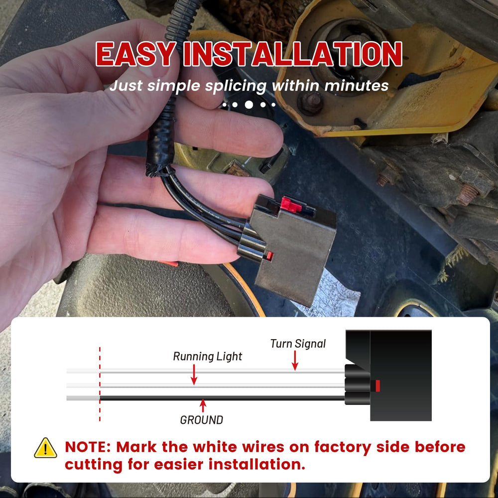 RED WOLF plug-and-play fitment enables quick Wrangler JK installation