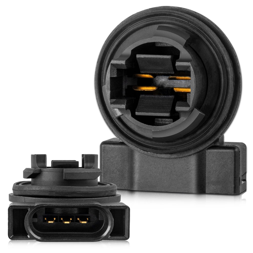 Red Wolf front turn signal socket for Jeep Wrangler TJ with plug-and-play replacement.