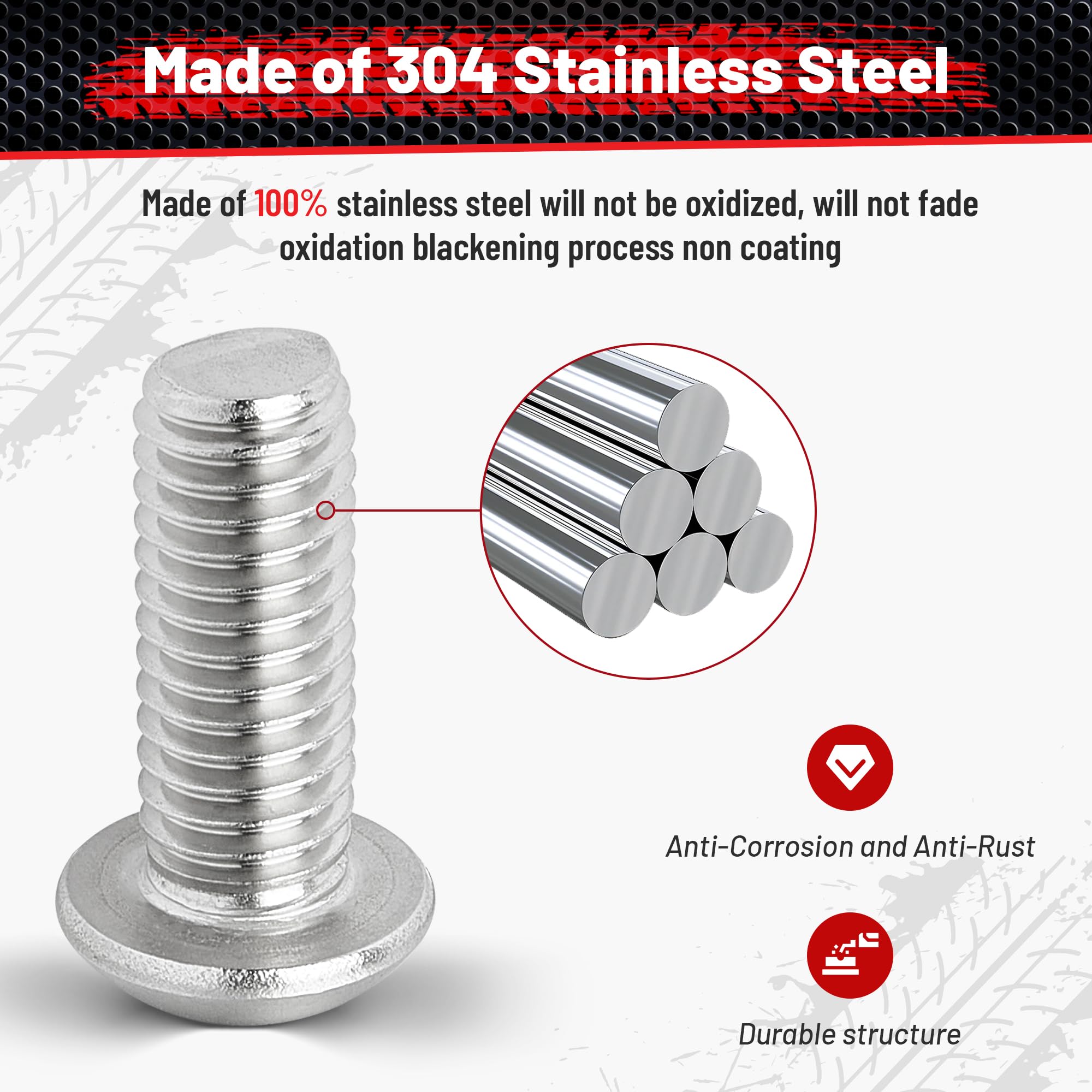 RED WOLF hex nut pack for dependable T-slot assembly