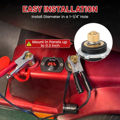 Red Wolf PVC insulating cover protecting exposed terminals for safety
