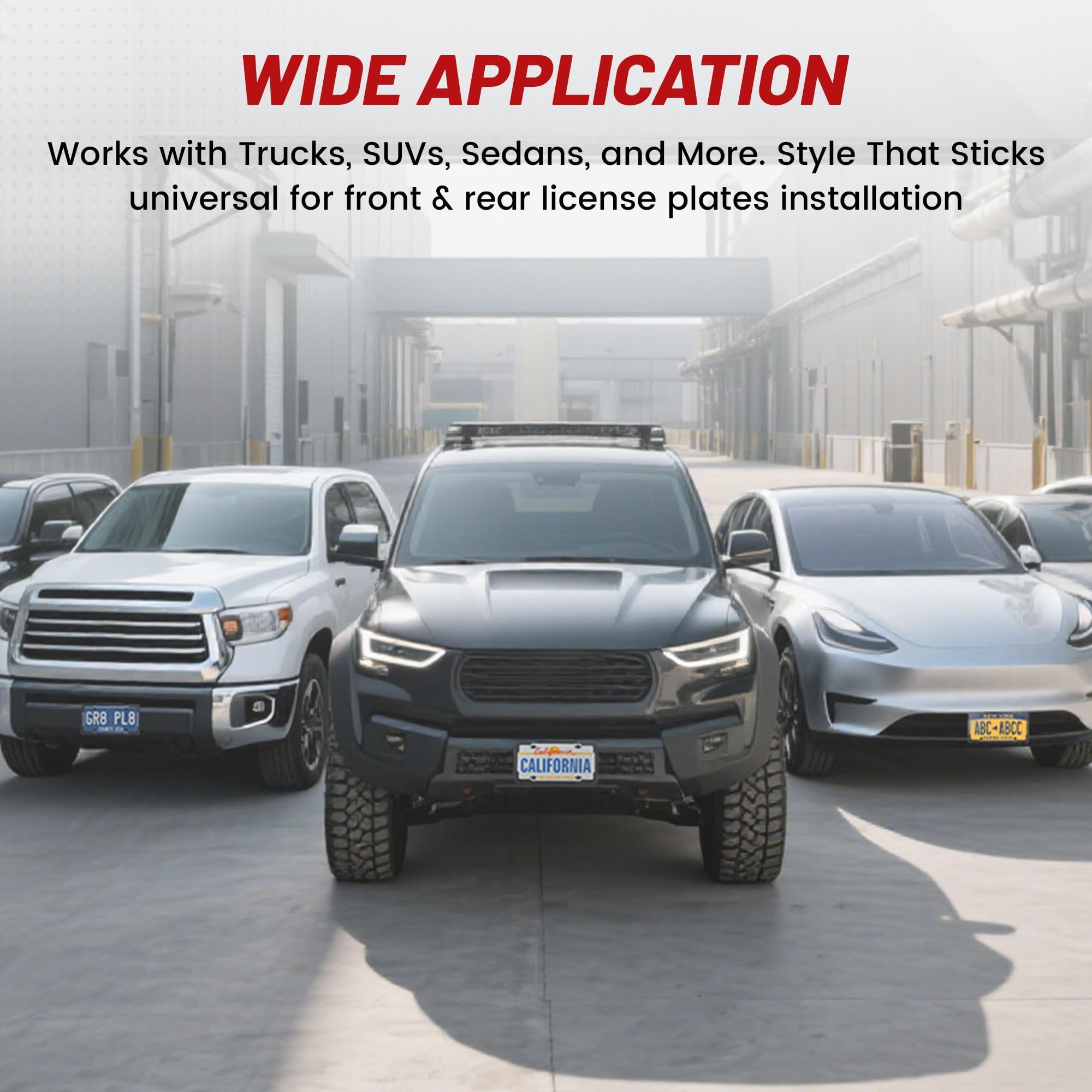 Red Wolf frame stays wobble-free while securing your plate