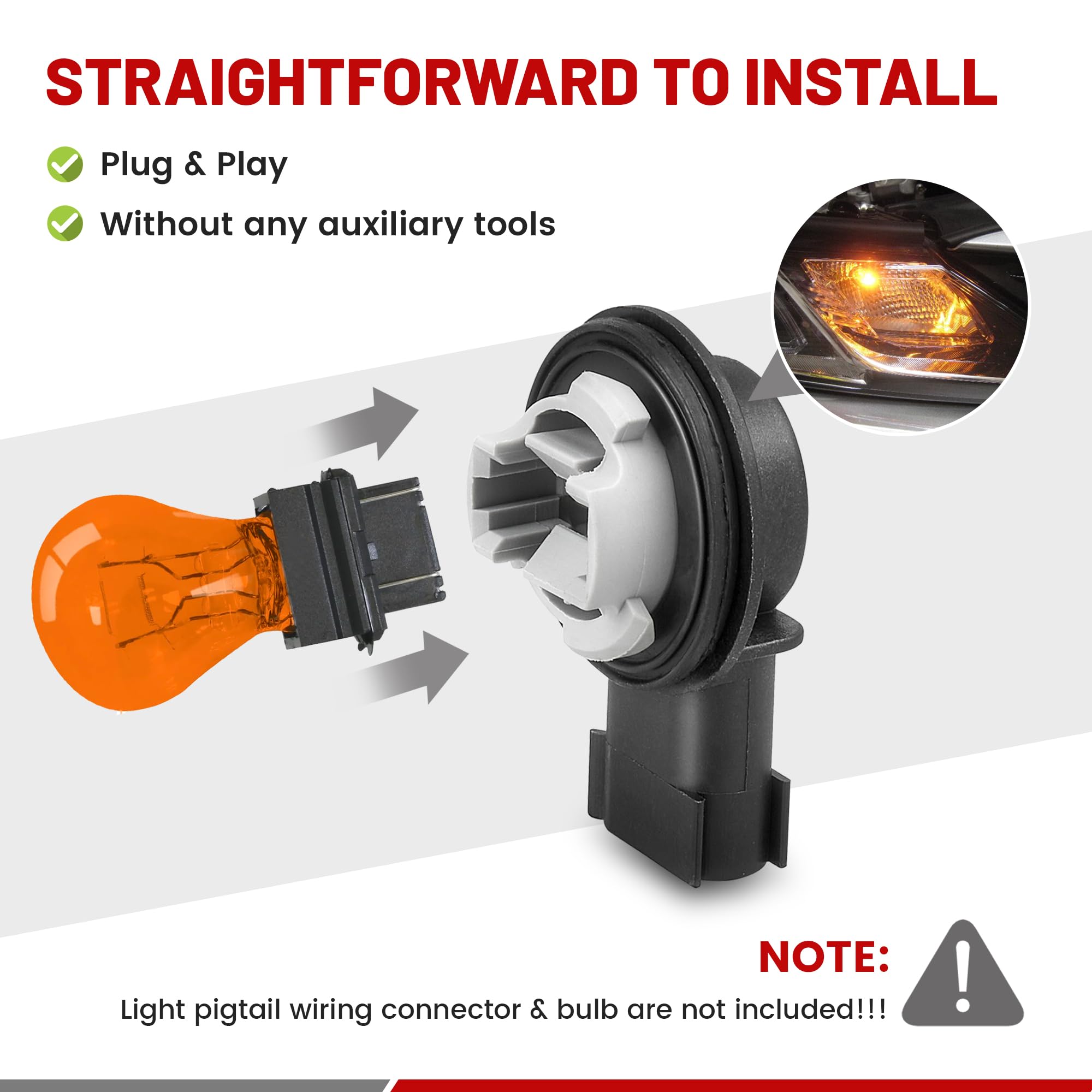 Red Wolf tail socket for Durango 2004-2006 with steady connection