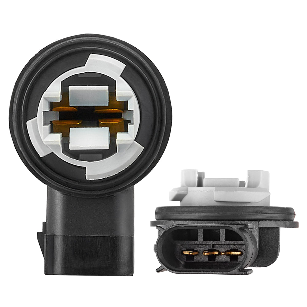 Red Wolf tail turn signal socket on a Dodge Ram 1500 for secure, bright signals