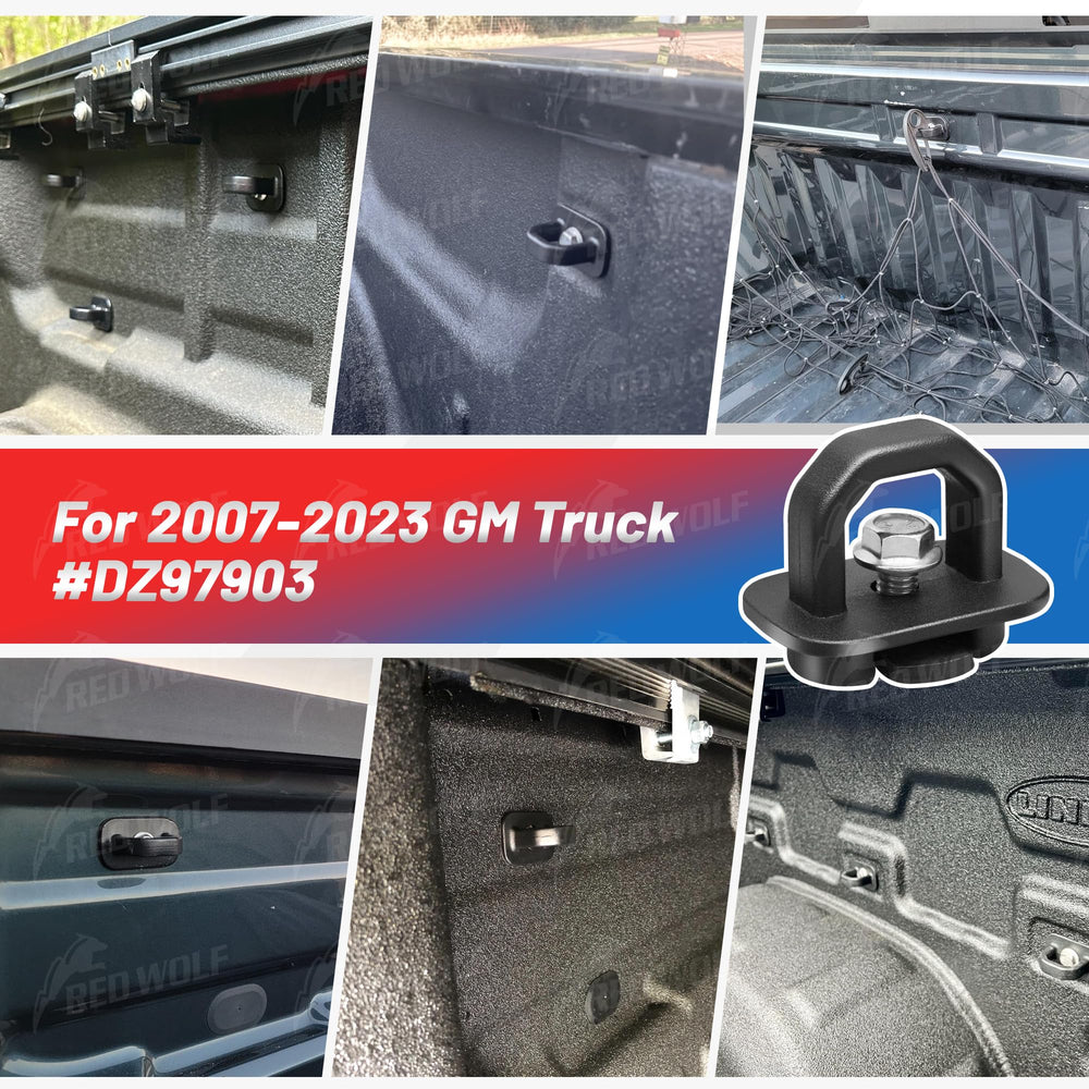 RED WOLF weather-resistant hardware provides reliable lashing points