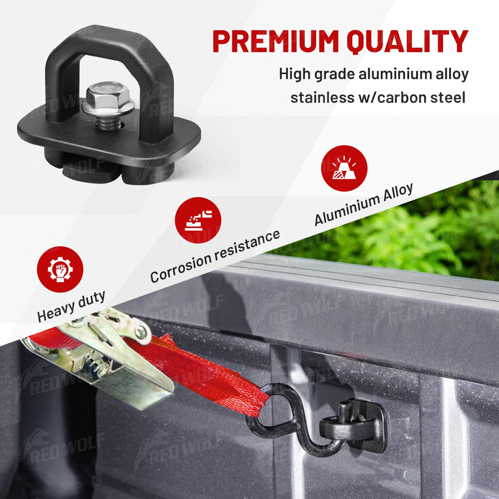 RED WOLF aluminium and carbon steel construction resists rust under load