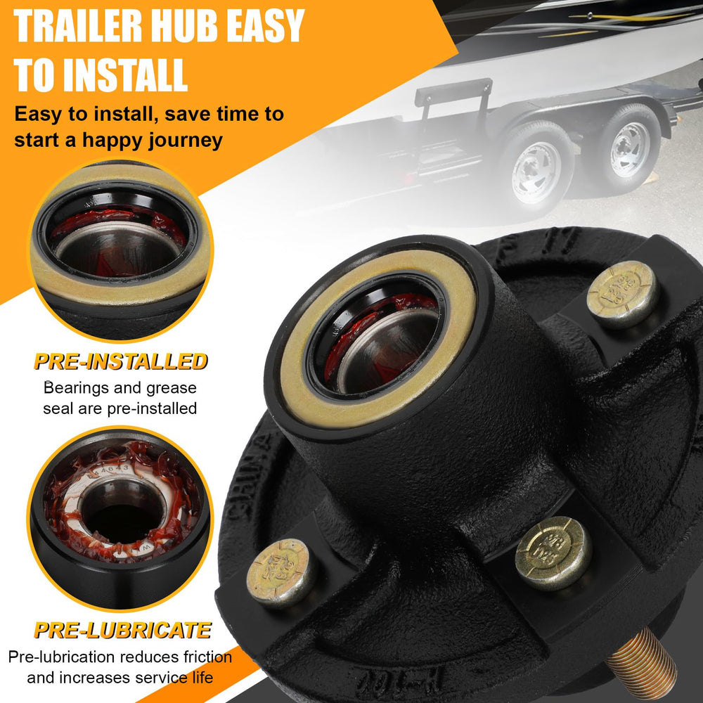 Redants hub kit includes lug nuts, bolts, washers and hardware