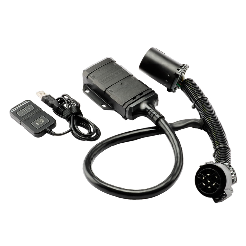 REDARC Tow-Pro Link controller unit demonstrates easy plug-and-play installation for trucks.