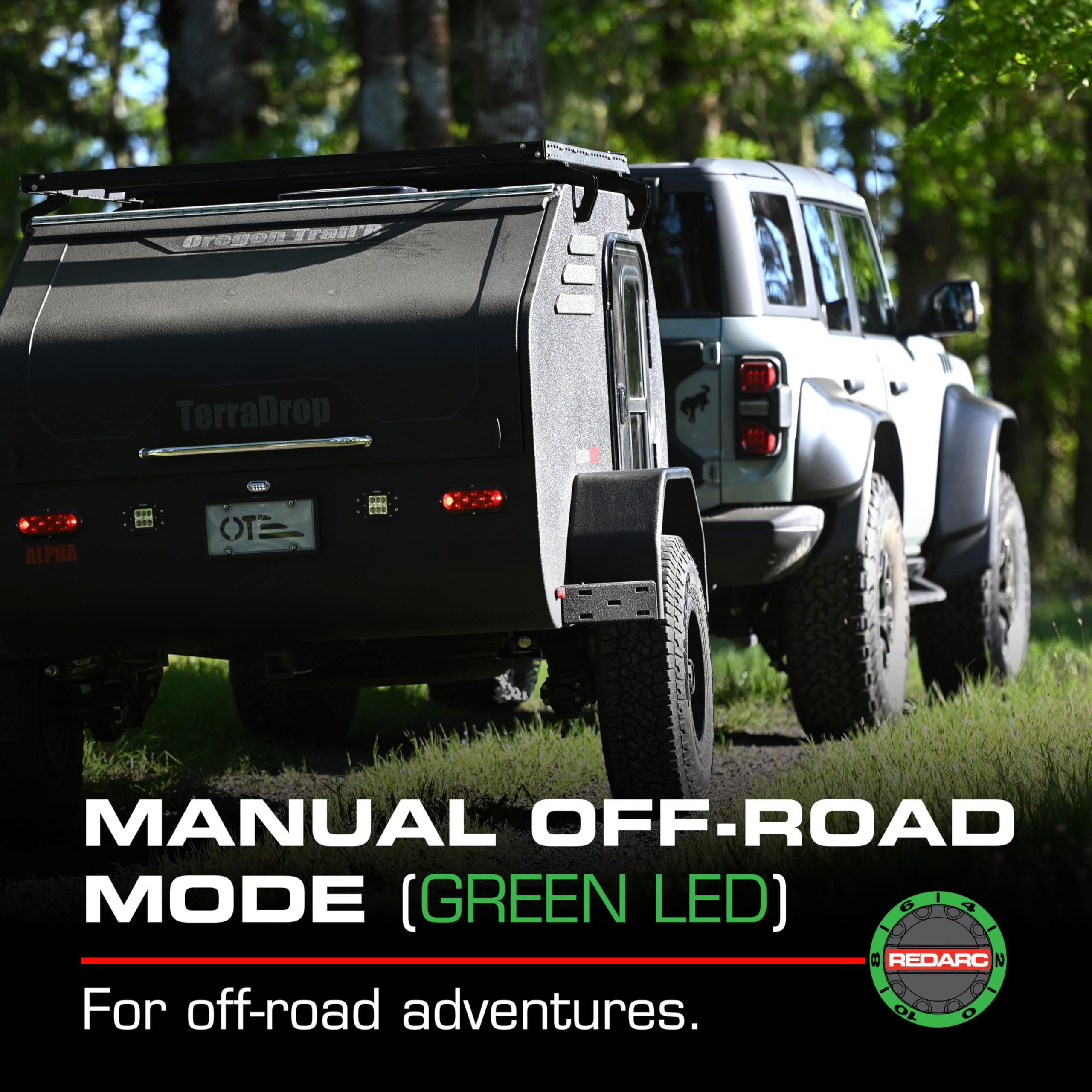 REDARC active calibration maintains steady braking with or without a trailer.