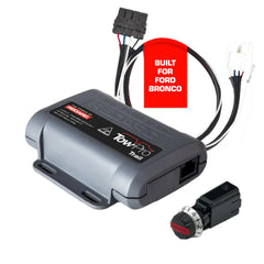REDARC Tow-Pro Trail Kit installed on a Ford Bronco dashboard for smooth off-road braking.