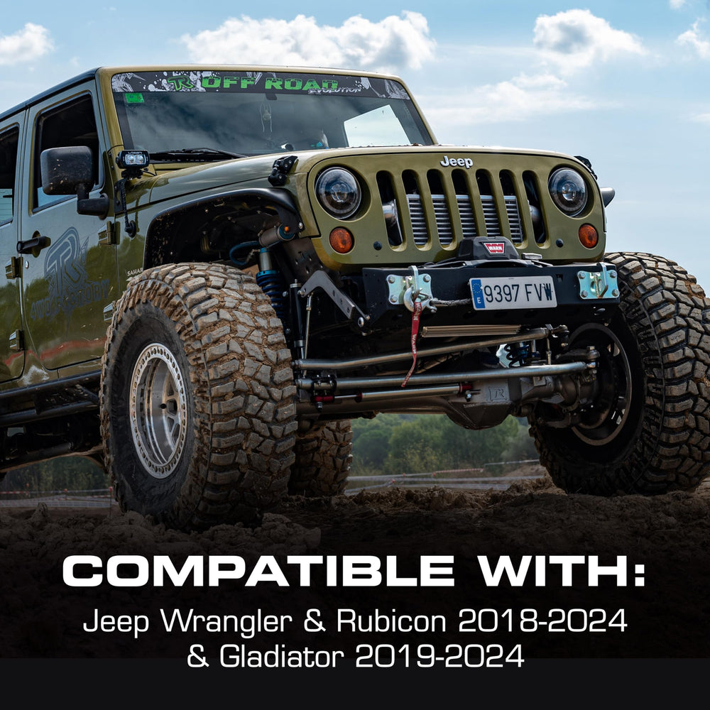 REDARC universal mount enables factory-style fit during Jeep installation.