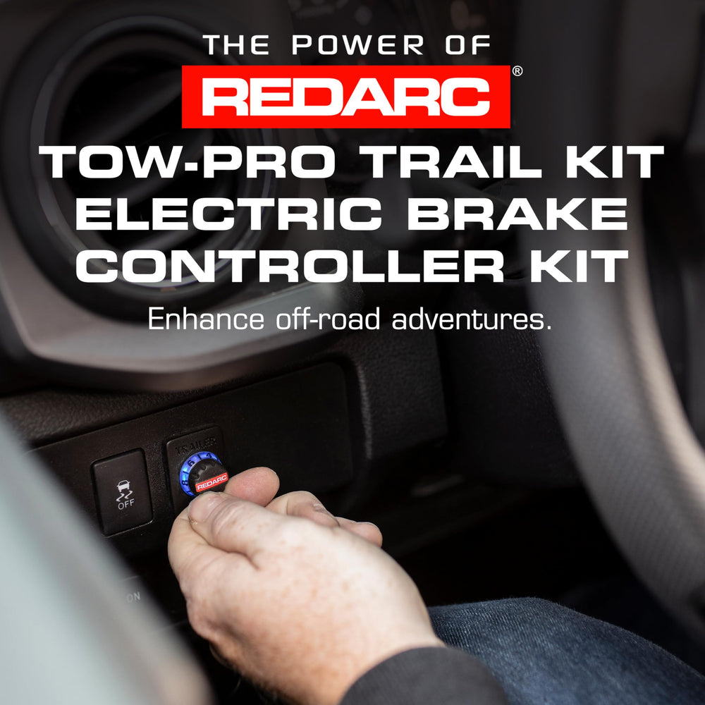 REDARC Tow-Pro Trail Kit wiring harness ready for plug-and-play connections.