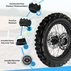RedCap brake rotor and sprocket provide smooth, reliable braking performance