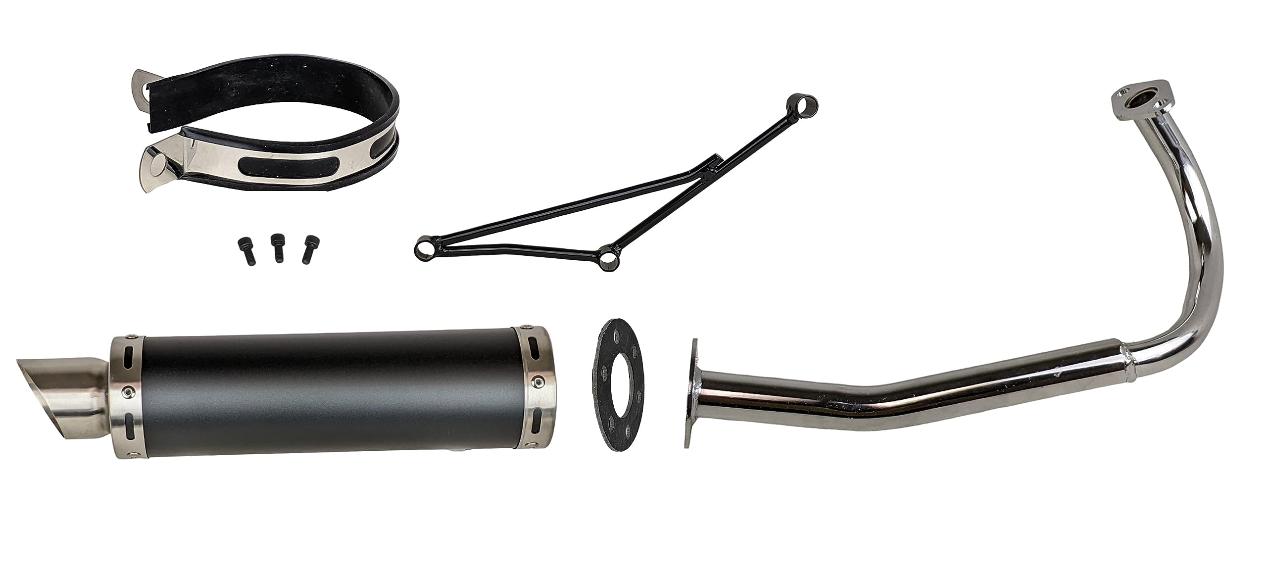 RedCap header bolt-to-bolt 49mm ensures straightforward mounting on Gy6 setups.