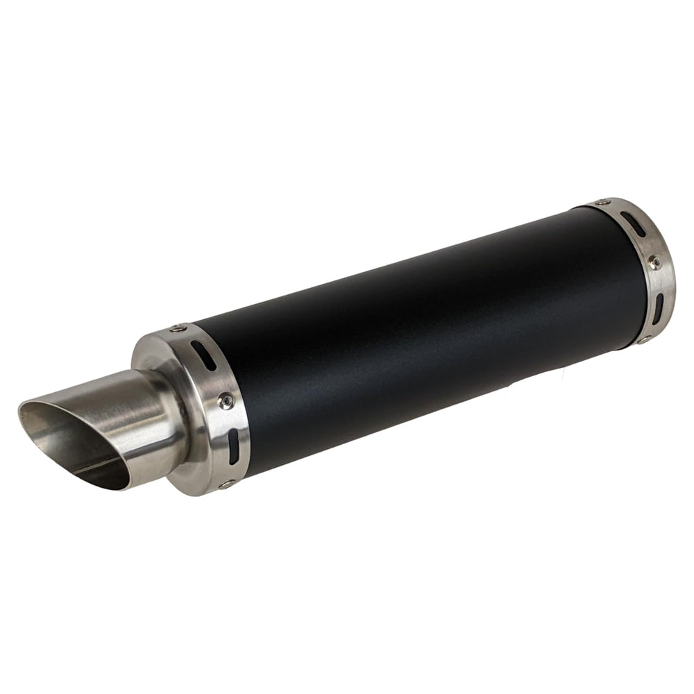 RedCap muffler opening 28mm supports better gas expulsion for Gy6 engines.