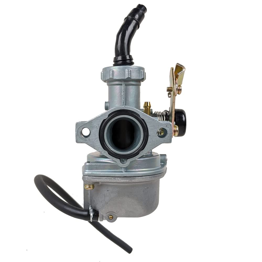 Idle-mixture adjustment on RedCap PZ22 carburetor for smoother starts.