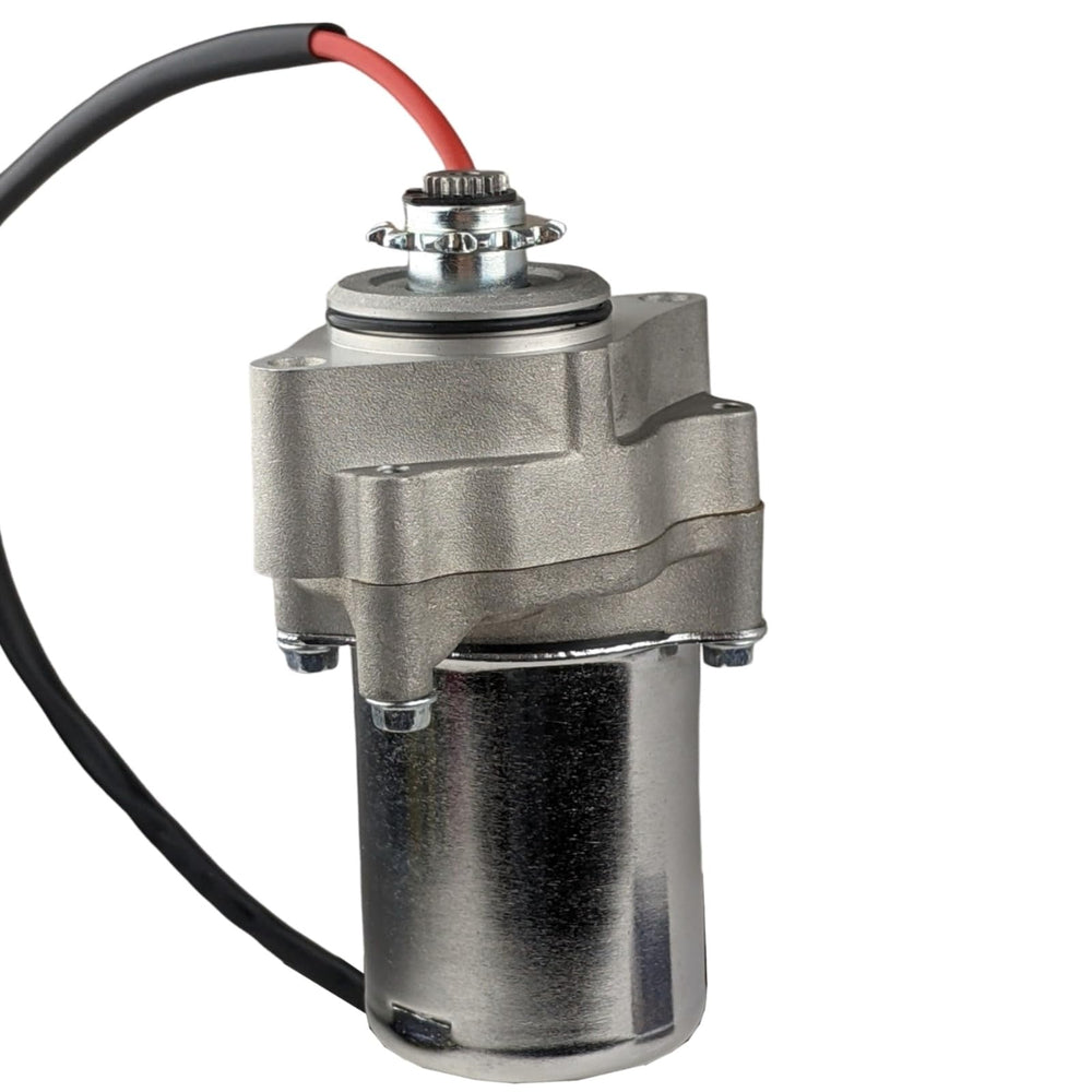 RedCap starter motor 12-tooth sprocket detail for smooth engagement