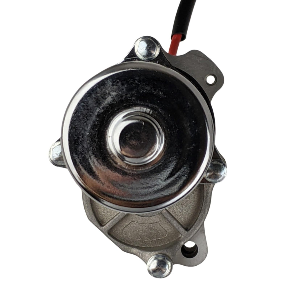 RedCap starter motor mounted on engine demonstrating straightforward swap