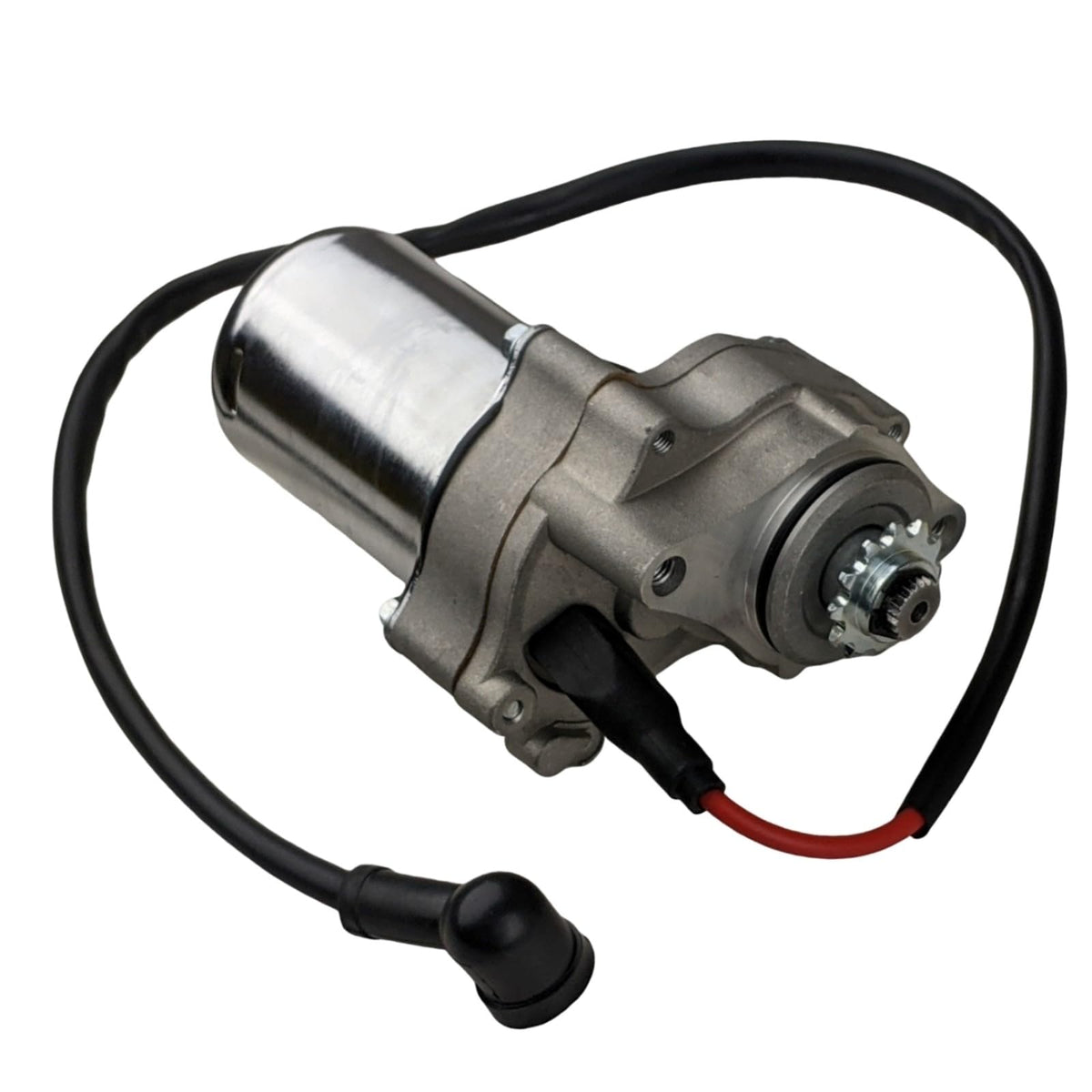 RedCap two-bolt lower-mount starter motor side view for quick engine starts