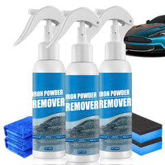 Rednow spray-on rust remover close-up demonstrates quick rust removal on metal.