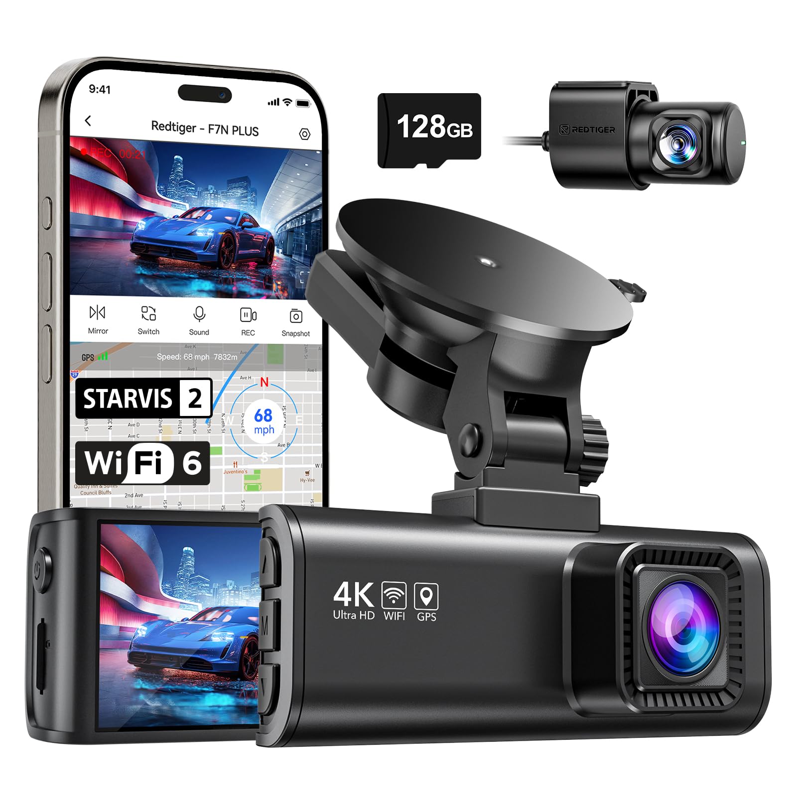 REDTIGER front unit closeup showing 4K lens and clear image capture