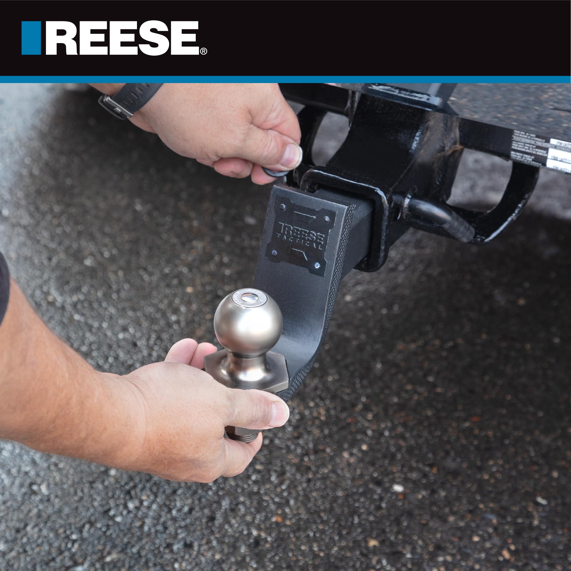 Reese SAE J684 tested design for safer towing connections