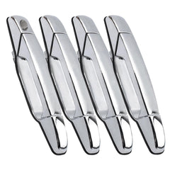 Reeauto front left door handle chrome finish, durable exterior replacement.