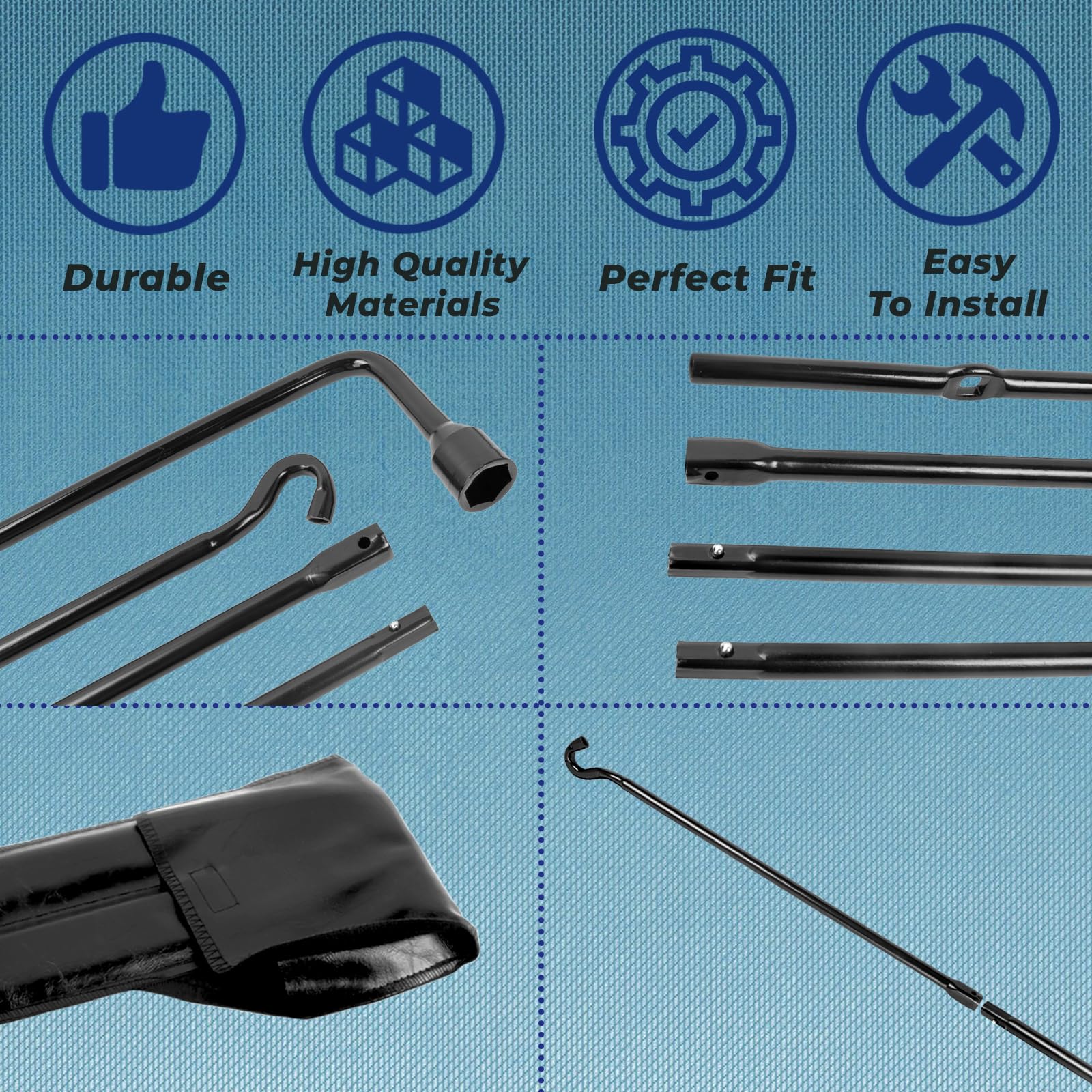 Reeauto durable steel construction resists rust for long life