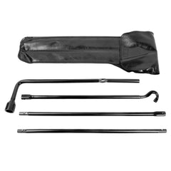Reeauto spare tire tool kit lug wrench offers reliable leverage for fast roadside tire changes