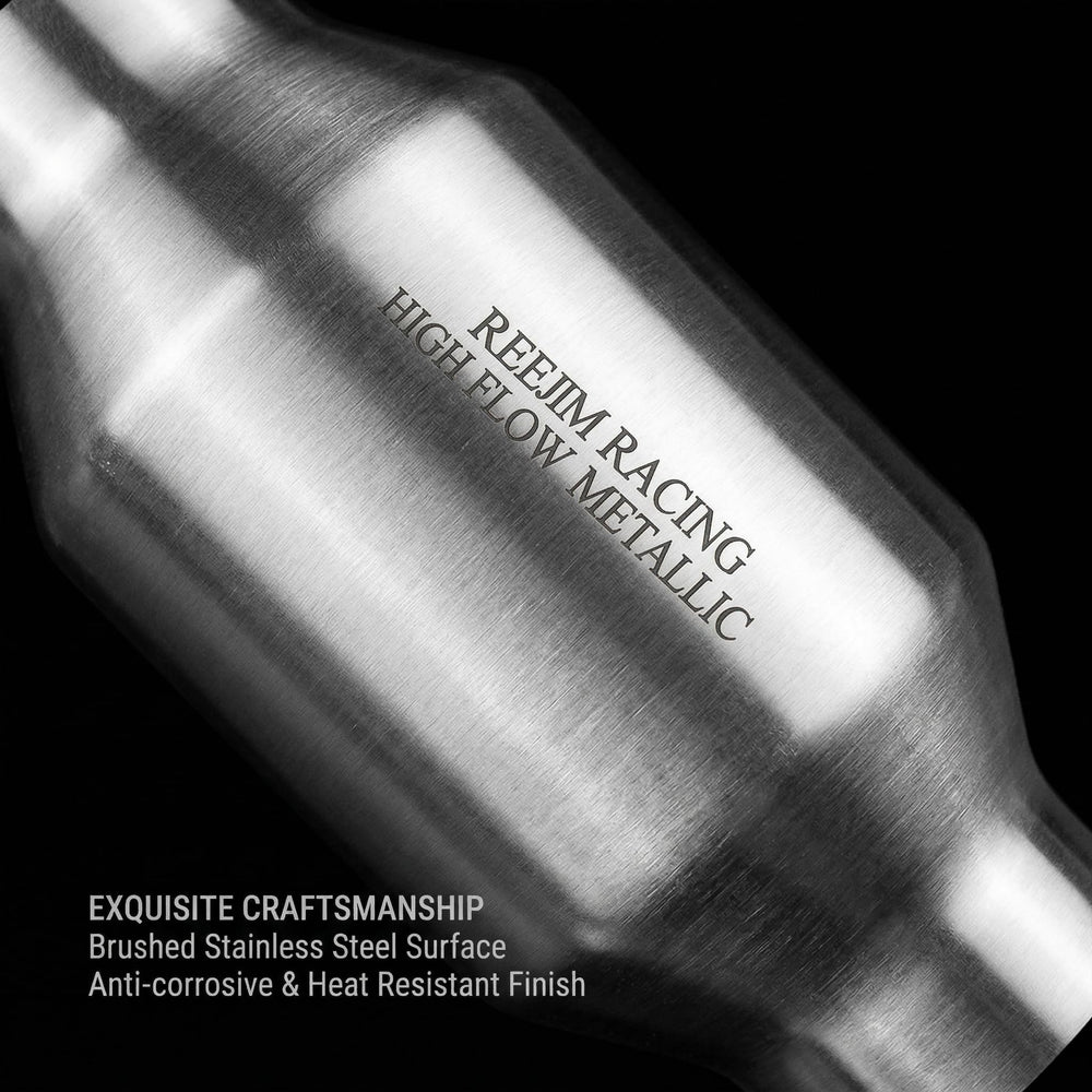 Reejim 200-cell metallic substrate enables high-flow exhaust and improved performance.
