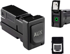 Reeoutdoor aux jack port assembly for Toyota models enabling reliable in-car audio.