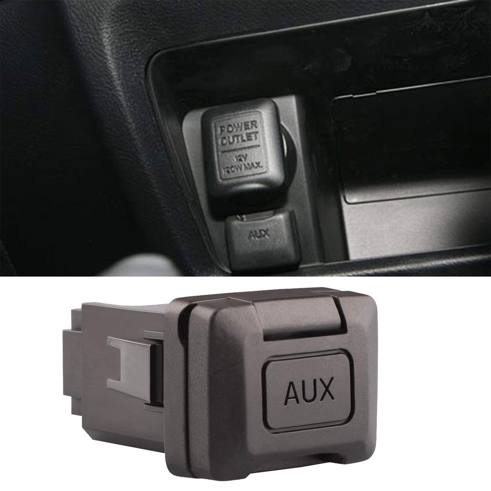 Reeoutdoor aux port for CR-V 09-11 installed in dash with smartphone audio ready
