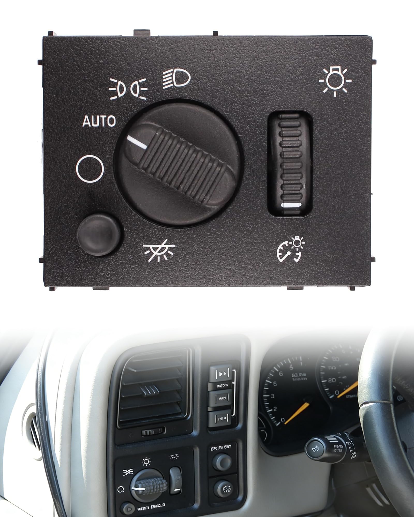 Reeoutdoor headlight dimmer switch for Silverado enabling smooth night driving.