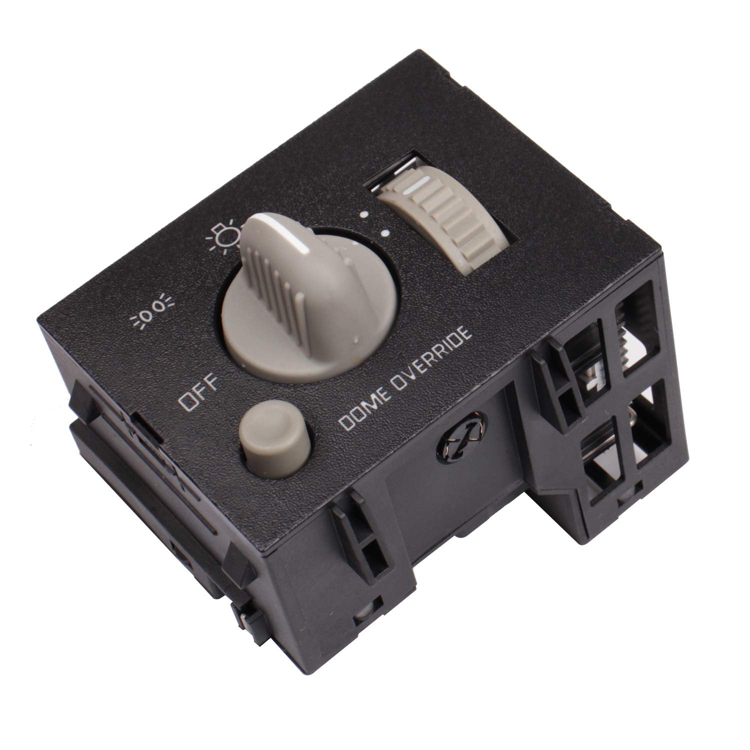 Reeoutdoor headlamp switch close-up materials highlights upgraded ABS and PP durability.