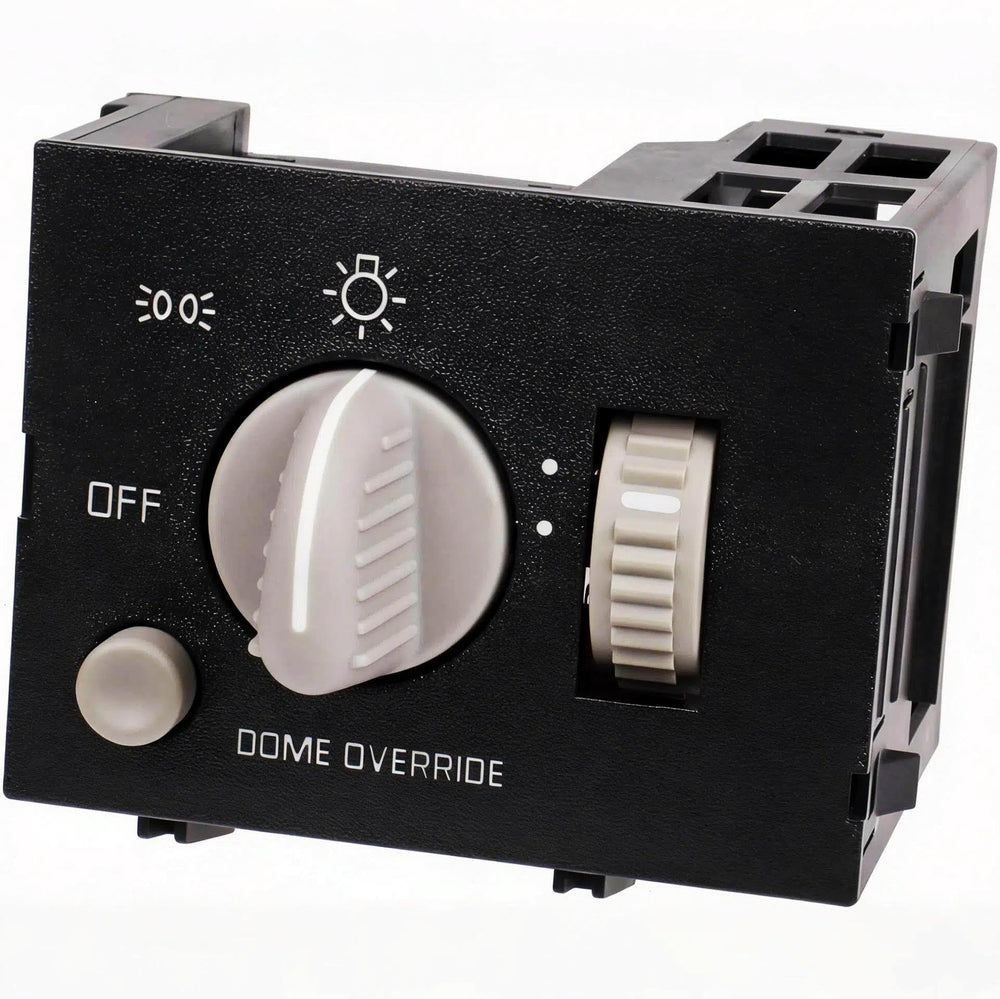 Reeoutdoor headlight switch front view shows durable build for reliable dashboard dimming.