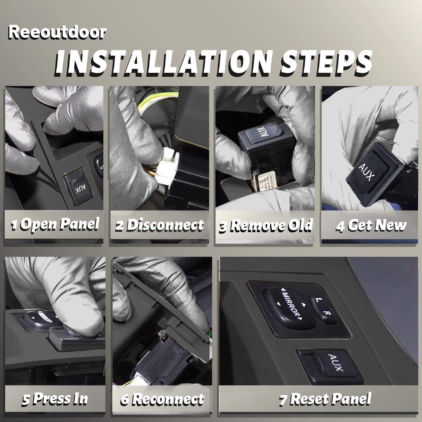 Reeoutdoor internal connectors ensure secure electrical contact.
