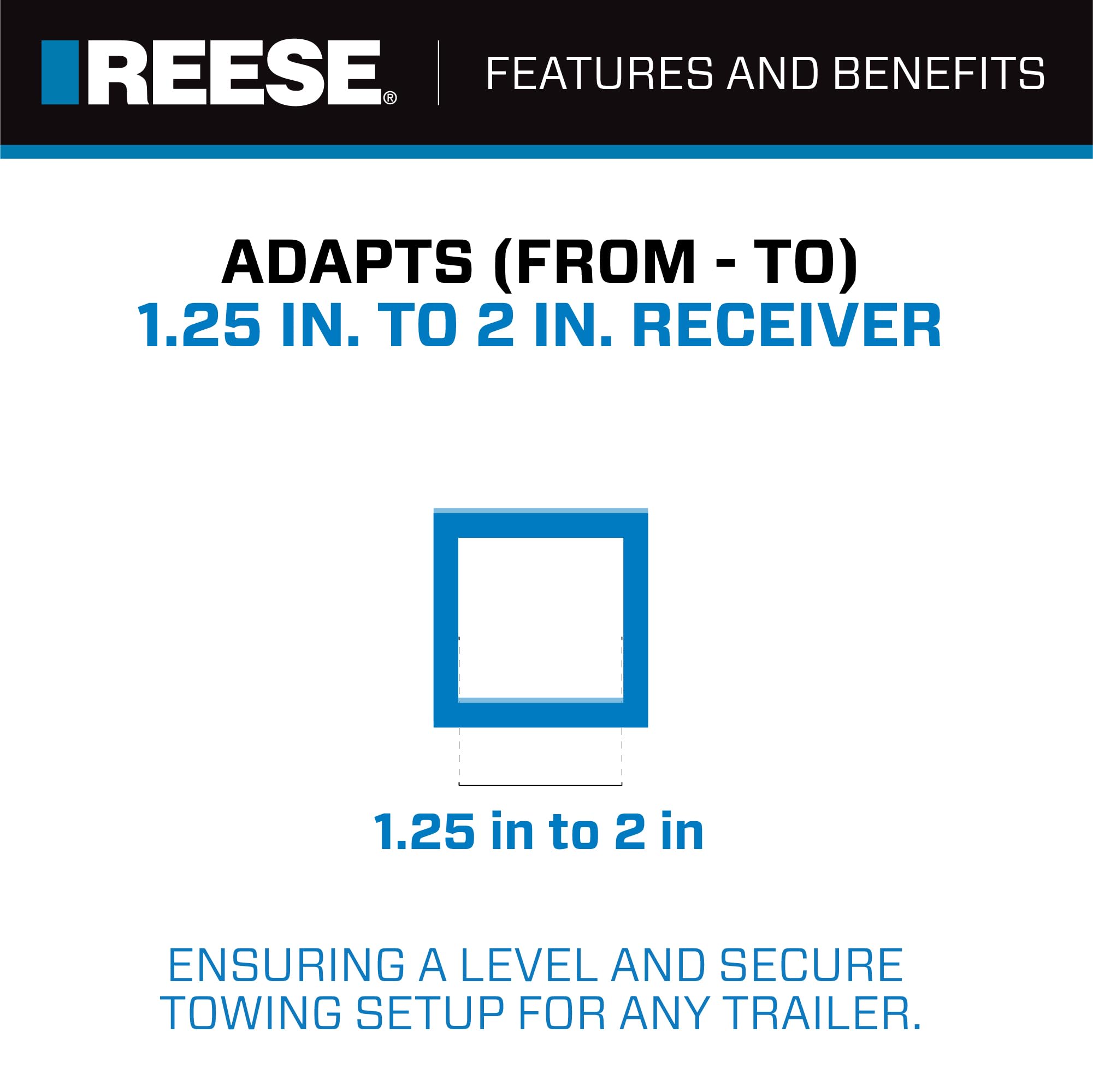 REESE Towpower 7020500 in use with a bike carrier