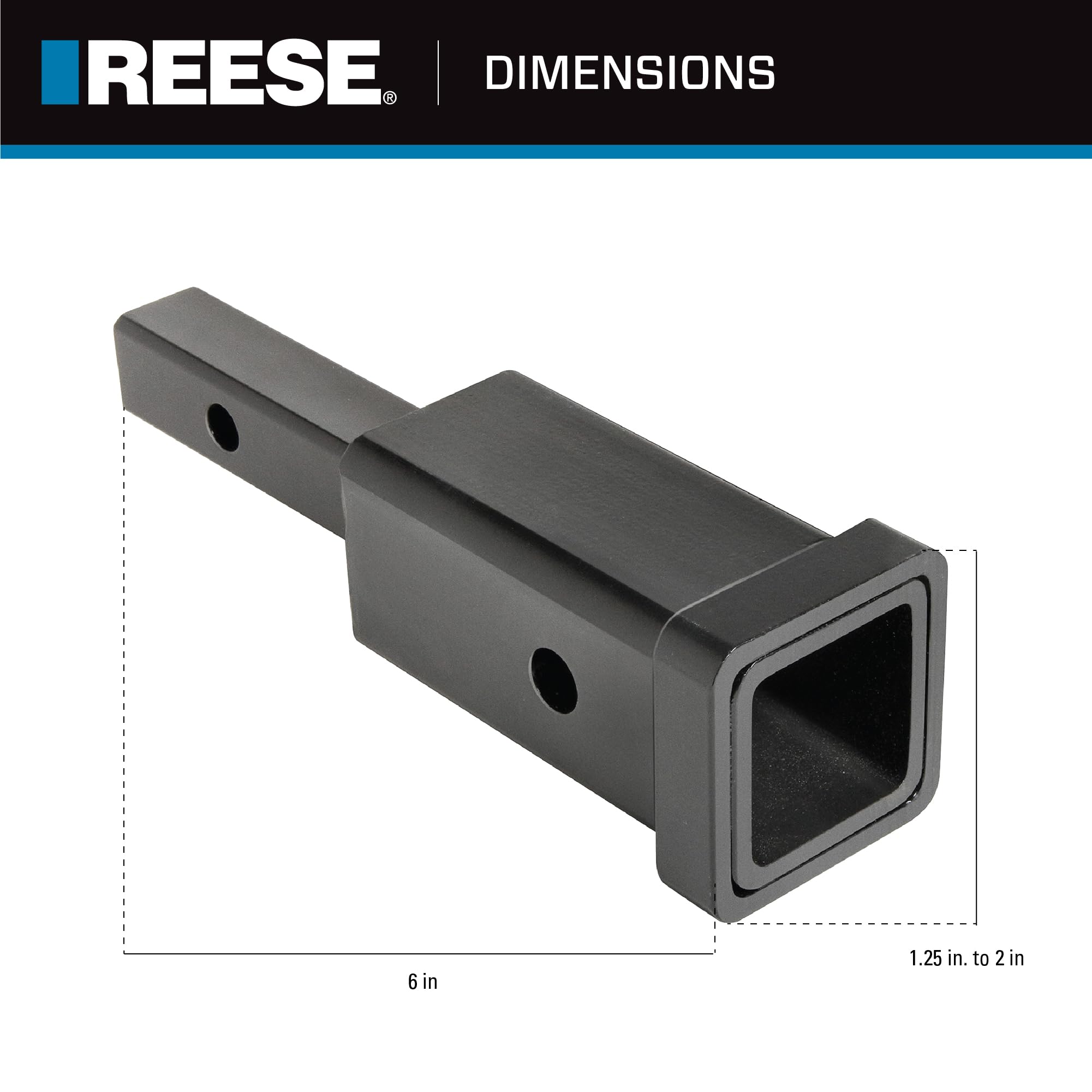 REESE Towpower 7020500 side profile highlighting reinforced construction