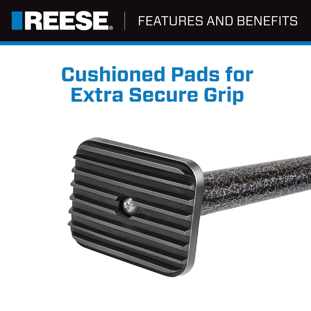 Reese Towpower durable steel construction delivers lasting cargo management across vehicles.