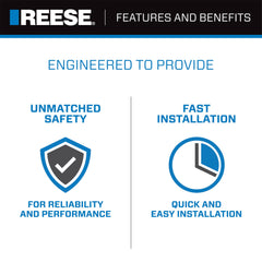 REESE Towpower lube plate demonstrating grease-free, clean installation