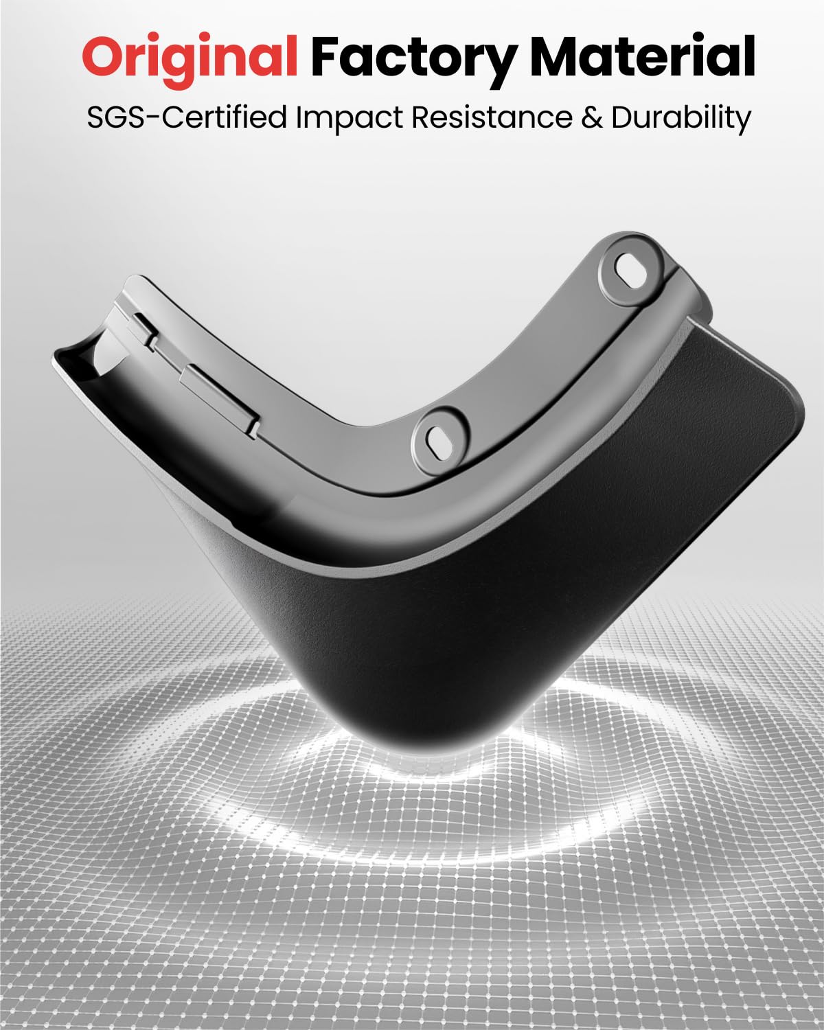 Seamless no-drill installation using factory holes on Model Y Juniper.