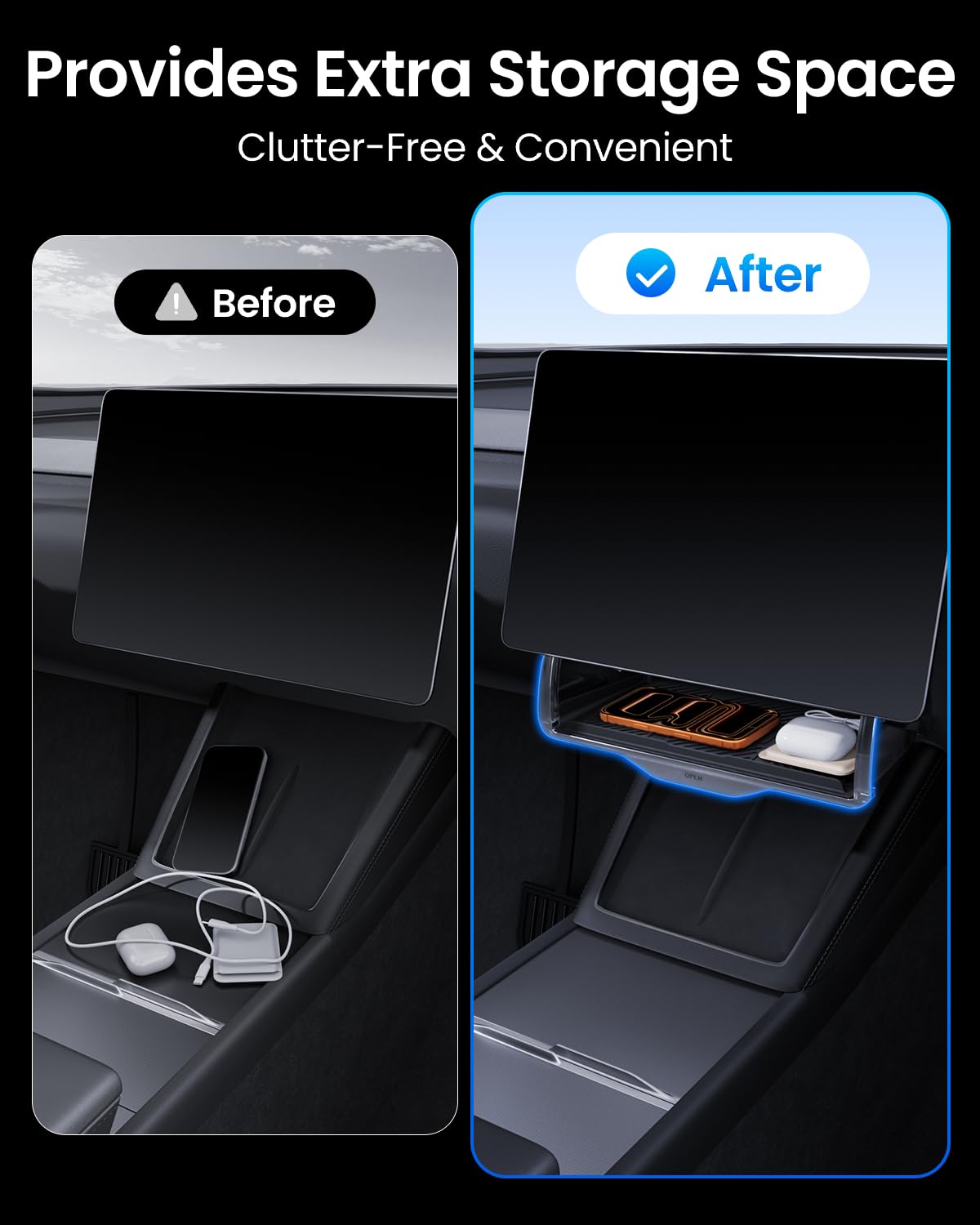 REEVAA one-tap open design provides quick access to phone and cards