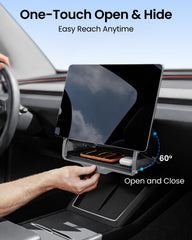 REEVAA Model Y twist-lock installation ensures sturdy, drill-free mounting