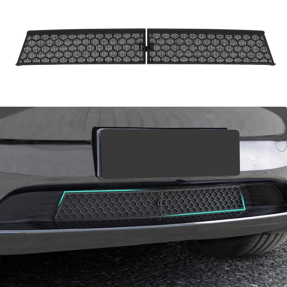 REFORM DESIGN front grill mesh insert fits 2020–2025 Tesla Model Y with precision