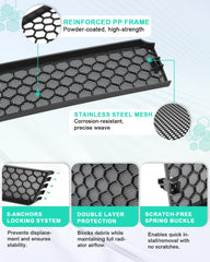 REFORM DESIGN reinforced PP frame enables secure, tool-free installation.