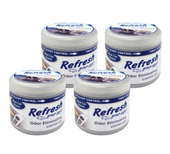 Refresh Your Car New Car Scent gel air freshener with adjustable scent for any vehicle.