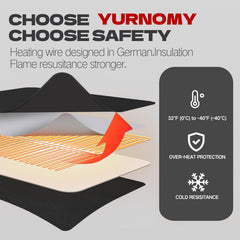 REHOSEUP electric heating wire provides steady warmth along the hose assembly.