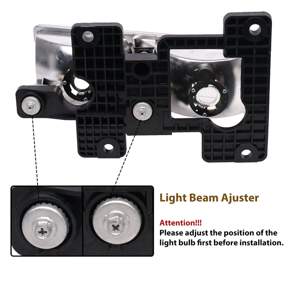 Reinko headlights sealed-design — waterproof protection against moisture.